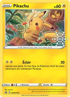 Pikachu SWSH153 — SWSH Black Star Promos
