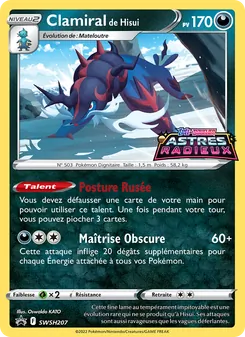 Clamiral de Hisui SWSH207 — SWSH Black Star Promos