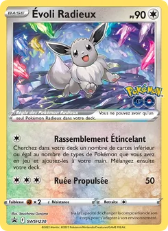 Évoli Radieux SWSH230 — SWSH Black Star Promos
