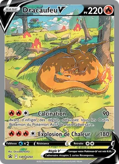 Dracaufeu V SWSH260 — SWSH Black Star Promos