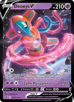 Deoxys V SWSH266 — SWSH Black Star Promos
