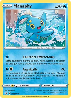 Manaphy SWSH275 — SWSH Black Star Promos