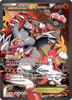 Groudon-EX de la Team Magma 15/34 — Double Crisis