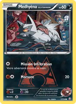 Medhyèna de la Team Magma 17/34 — Double Crisis