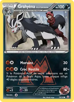 Grahyèna de la Team Magma 19/34 — Double Crisis