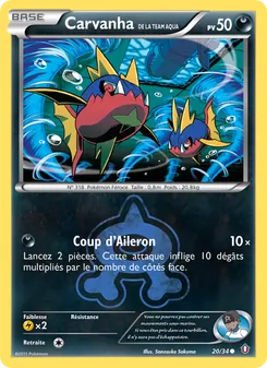 Carvanha de la Team Aqua 20/34 — Double Crisis
