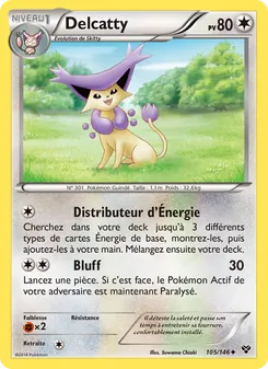 Delcatty 105/146 — XY