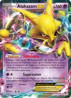 Alakazam EX 25/124 — Fates Collide