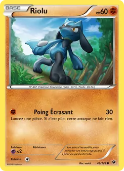Riolu 46/124 — Fates Collide