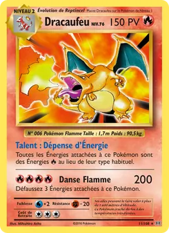 Dracaufeu 11/108 — Evolutions