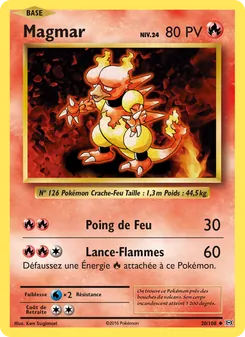 Magmar 20/108 — Evolutions