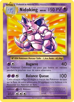Nidoking 45/108 — Evolutions