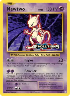 Mewtwo 51/108 — Evolutions