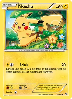 Pikachu 27/111 — Furious Fists