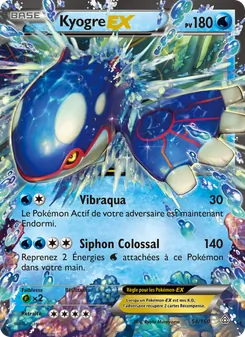 Kyogre EX 54/160 — Primal Clash