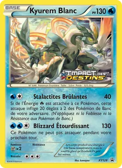 Kyurem Blanc XY128 — XY Black Star Promos