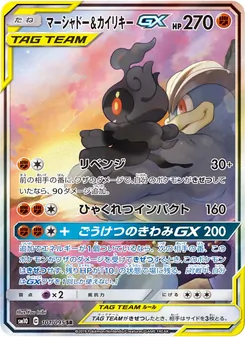 マーシャドー&カイリキーGX 101/095 — ダブルブレイズ