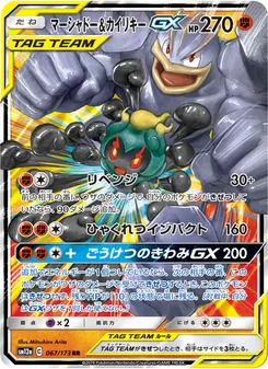 マーシャドー&カイリキーGX 067/173 — TAG TEAM GX タッグオールスターズ