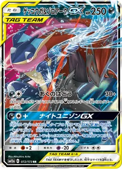 ゲッコウガ&ゾロアークGX 072/173 — TAG TEAM GX タッグオールスターズ