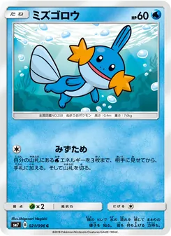 ミズゴロウ 021/096 — 裂空のカリスマ